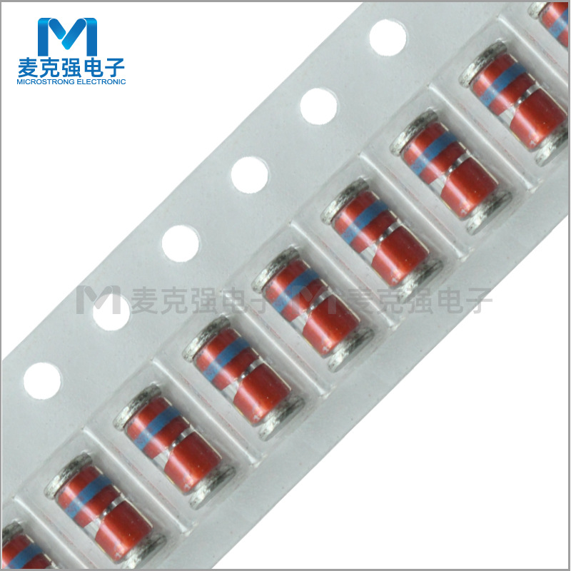 先科ST贴片稳压二极管ZM4744A 1W 15V LL-41圆柱形玻璃封装环保