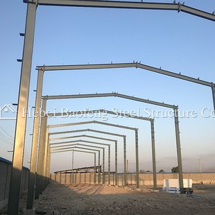 Steel Structure Warehouse Export Production Construction Light Steel Color Plate Steel Structure Large Factory Processing and Production