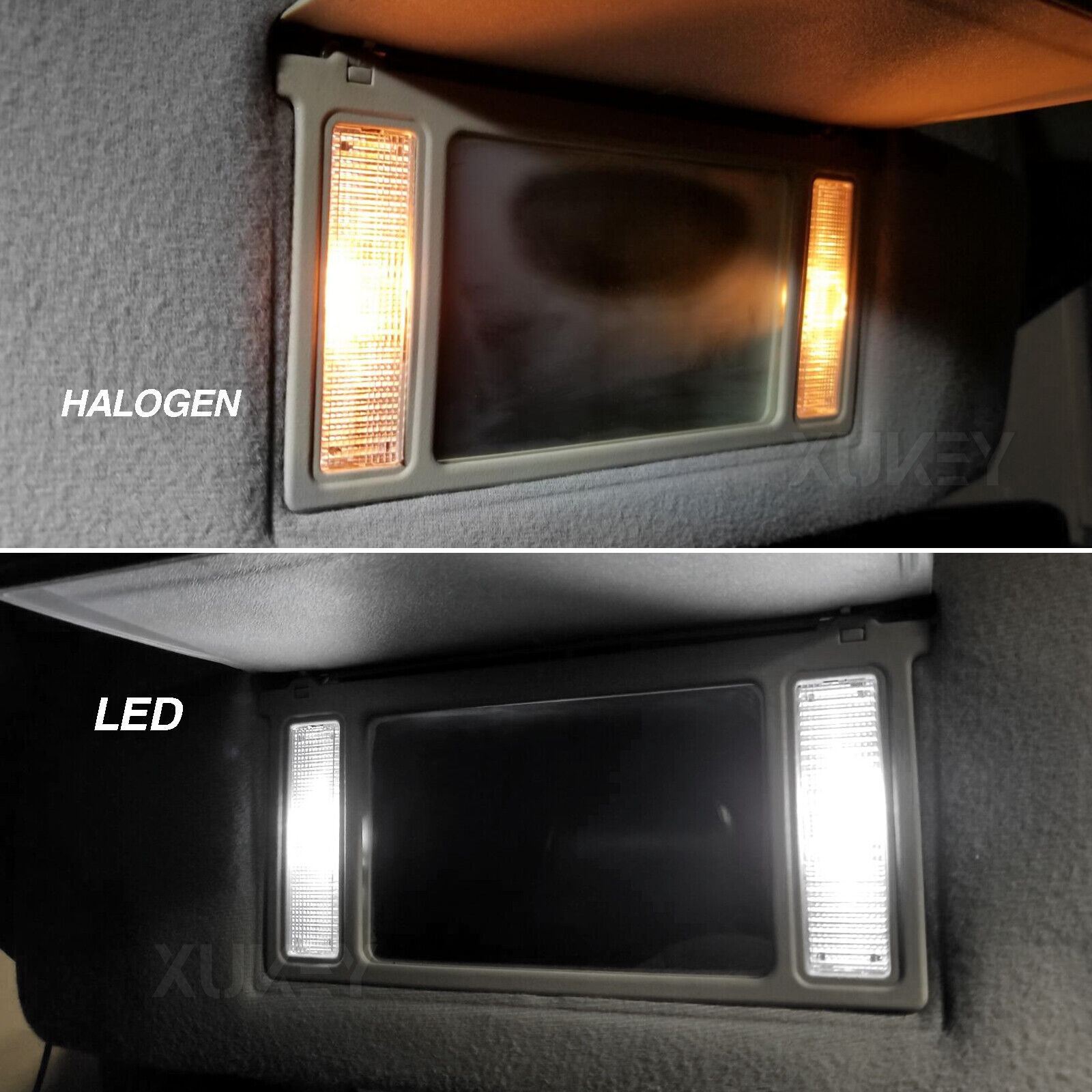 Automóvil LED maquillaje espejo luz de fusible doble punta 29mm luz de lectura reforma luz interior 6614F luz image 4