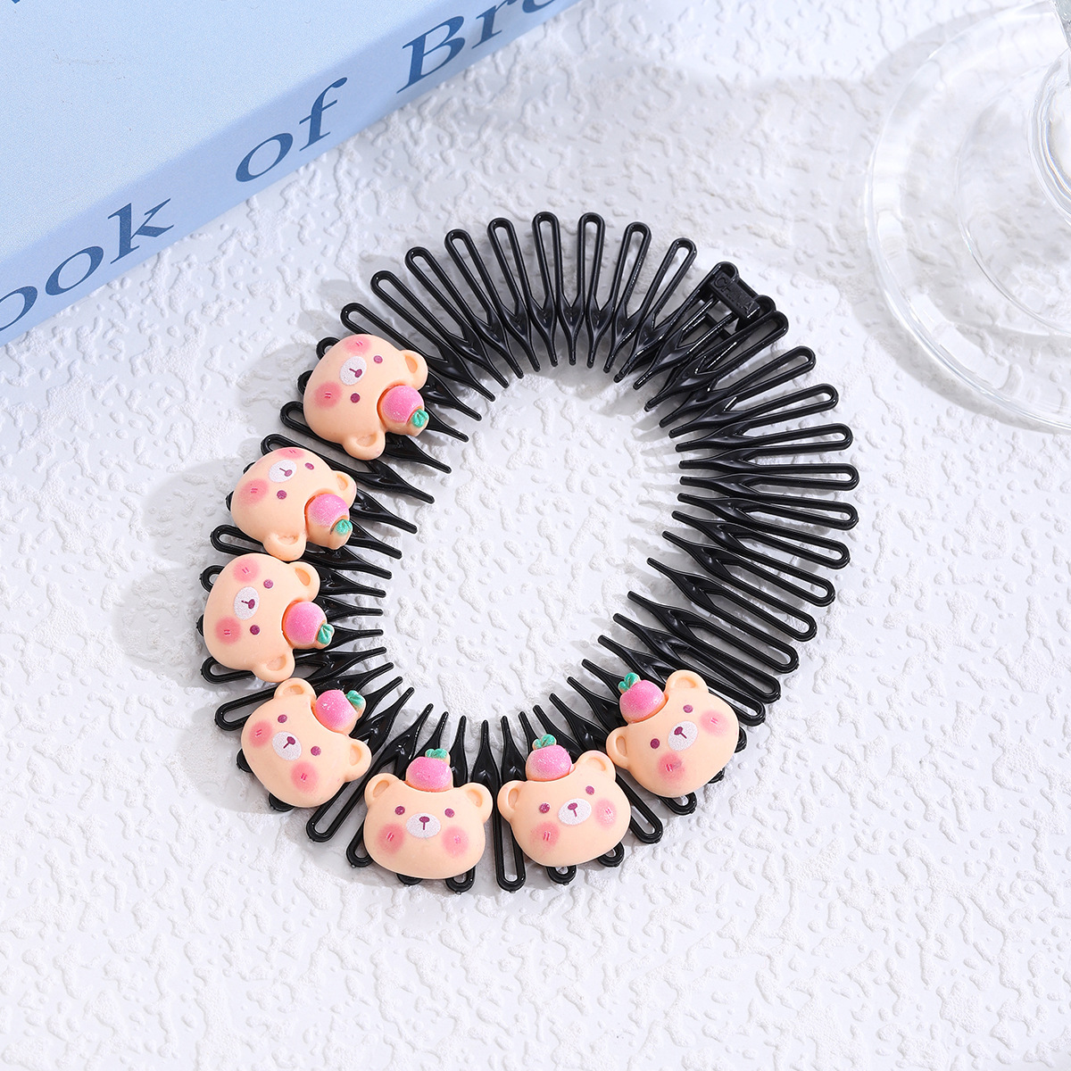 Peine para niños, horquilla, cabello roto en la frente, artefacto de acabado, flequillo, accesorios para el cabello, peine para el cabello para bebés, horquilla para la parte posterior de la cabeza para bebés