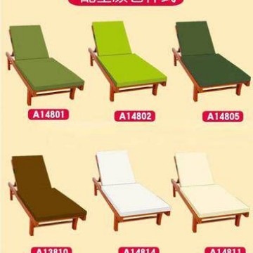 Silla de playa al aire libre de plástico de aluminio de madera maciza mesa de té piscina ajustable silla plegable cama de spa image 20