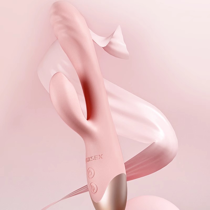El sexto sentido de la serie Mangchao, vibrador de doble cabezal, control de doble cabezal, calefacción, carga, vibración fuerte de alta frecuencia, varilla AV femenina image 5