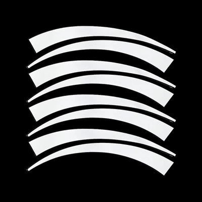 Other Automotive Exterior Supplies – Letter Sticker for Vehicles - white-crescent-blade