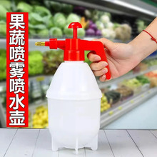手动气压式喷壶超市生鲜喷雾水壶水果店园艺浇水