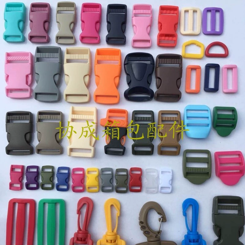 Фабрика прямых продаж пластиковая пряжка чемодан аксессуары пластиковая пряжка цветная пряжка пластиковая рюкзак пряжка высокое качество и низкая цена