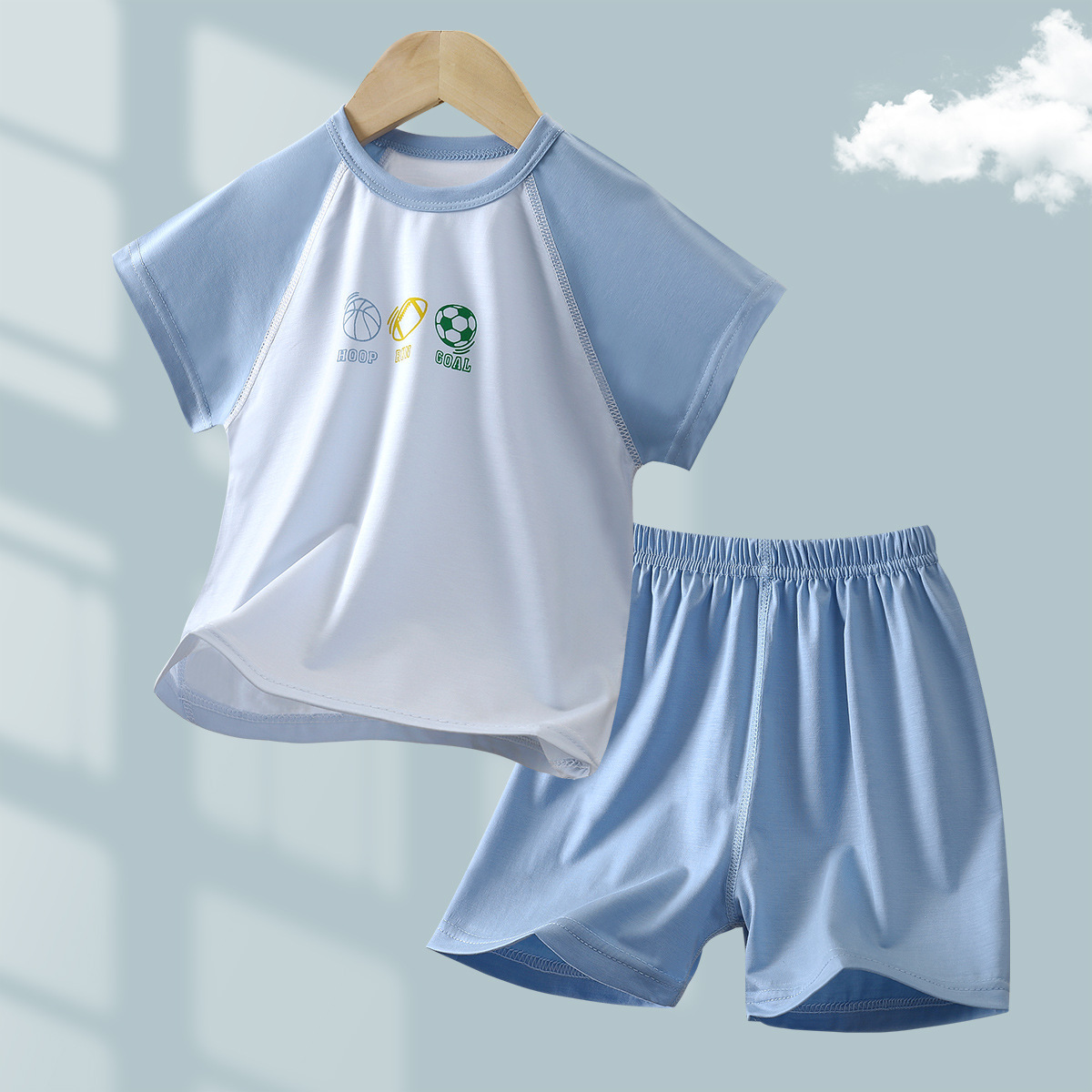 YLSED01 - Yi Beauty - Lysel Mangas cortas - Azul de hielo