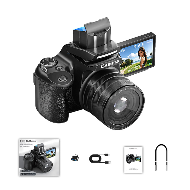Nuevo 64 millones de píxeles D5 HD WiFi cámara digital 4K doble cámara visión nocturna DV Cámara transfronteriza