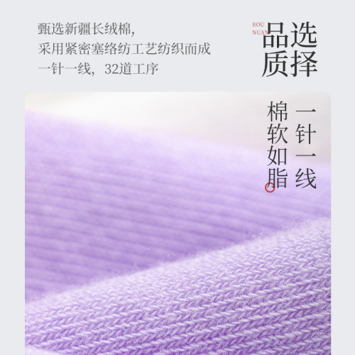 Women's crew socks, autumn thin shallow mouth boat socks, combed cotton, moisture-wicking, breathable low-cut short socks, summer women's socks