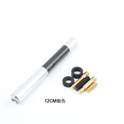 vehicle antenna: Fiber Antenna Car Decorative - 12cm-silver