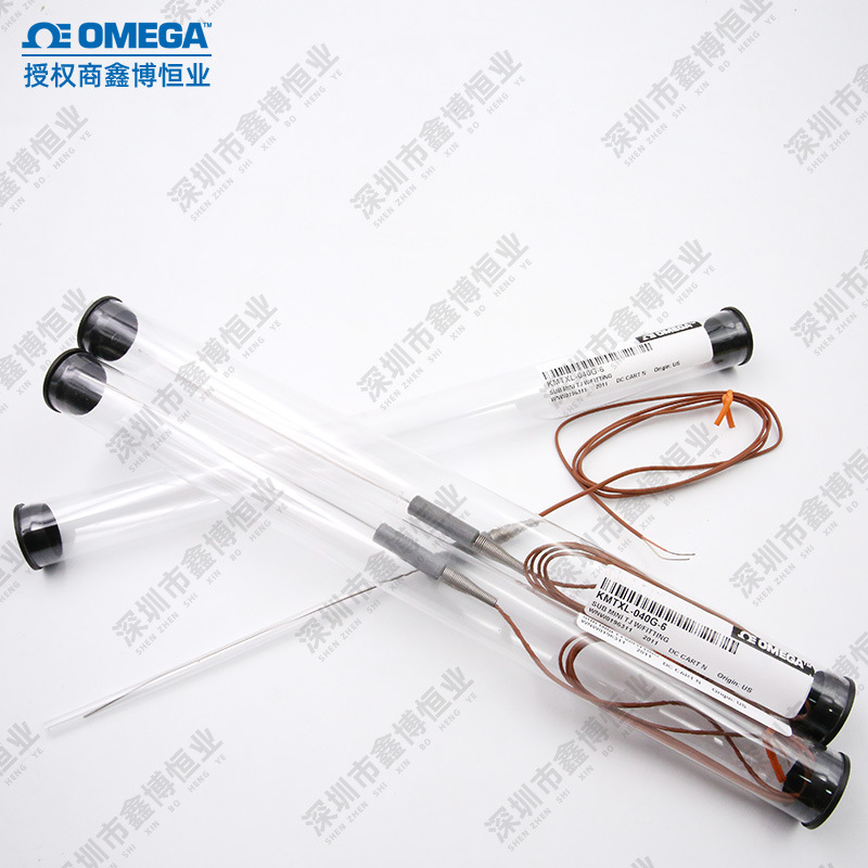 美国奥米佳带注塑过渡热电偶铠装测温探头KMTXL-125U-2