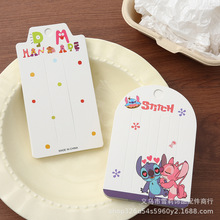 可爱字母发夹卡纸饰品包装diy卡通白色发卡发饰卡纸厂家批发