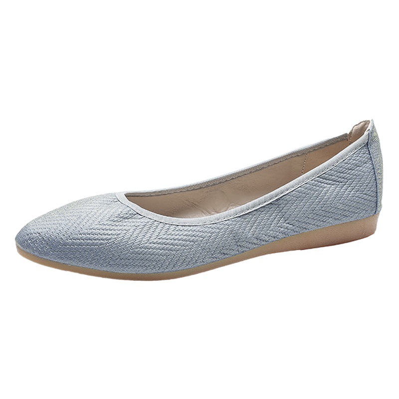 Order the New Spring Style Shallow Mouth Dance Shoes, Versatile Flat Fairy Shoes, Pointed Toe Single Shoes for Women