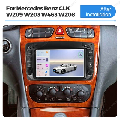 W209 W203 W463, modified | DVD Navigation