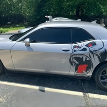 跨境TEMU希音新款大猩猩愤怒的野兽图案汽车印花个性汽车车身装饰