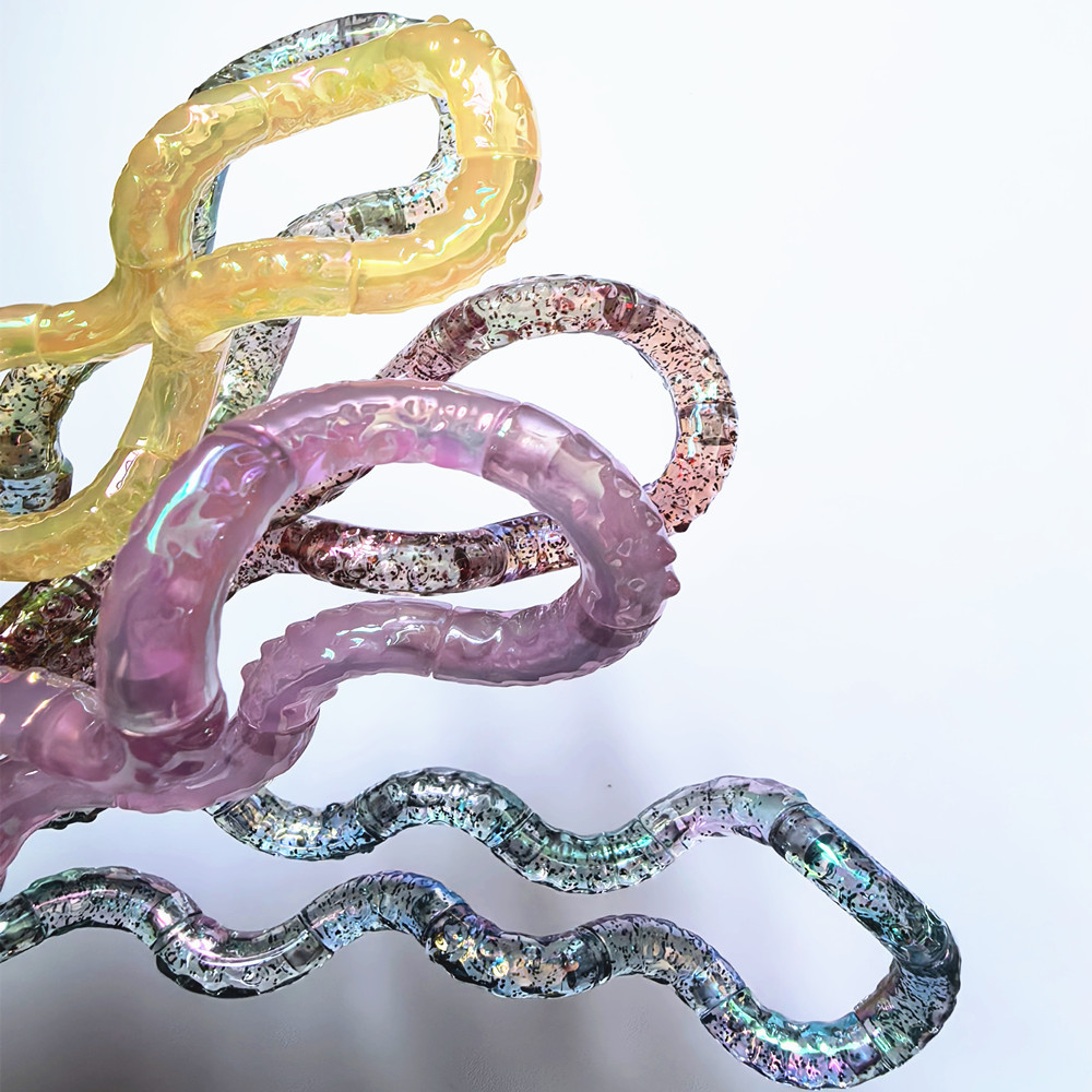 New Educational Dragon Scale Colorful Squishy Toy for Concentration, Anxiety Relief, and Addiction Prevention, Raoraole Finger Toy for Stress Relief