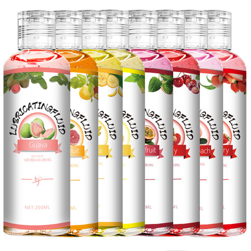 Bai Yafei fruity no-wash human lubricating oil for men and women sexual intercourse equipment gay adult sex products wholesale