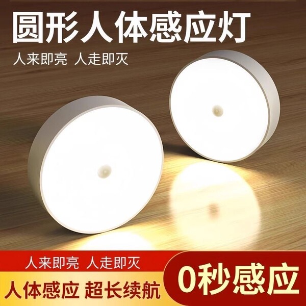 Mini induction night light magnetic charging light control…