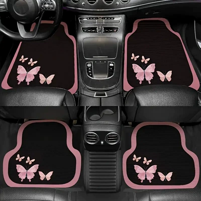 Universal Foot Pad, crystal velvet car floor mats - 1-61-pattern-52-3344cmtwo-piece-set