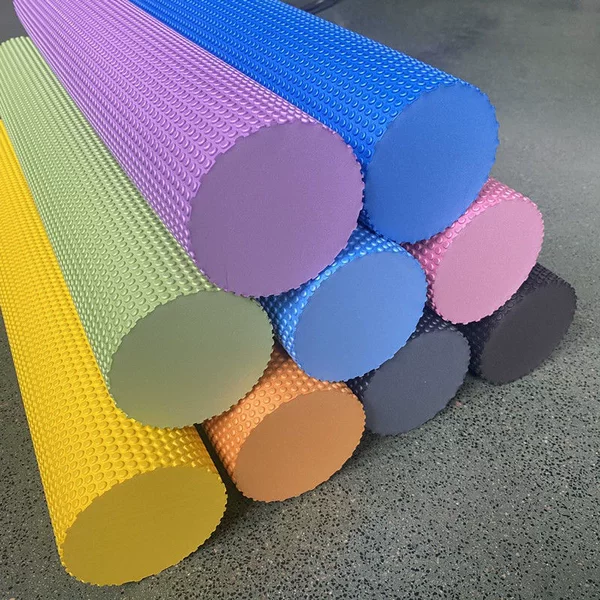 Foam roller solid yoga stick for muscle relaxation, slimming leg exercise, textured spiky roller, direct from the factory, wholesale