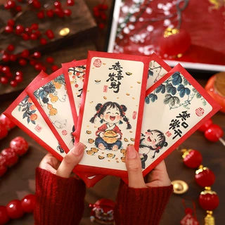 中式红包2027新款马年春节过年高档卡通压岁钱包袋新年利是封国潮