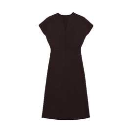 2025冬季新款女装 欧美风时尚简约修身针织迷笛连衣裙 2756143