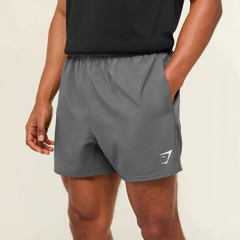 Gymshark Men's Shorts Summer Quick-Drying Breathable Muscle Sports Fitness Three-Point Shorts Outdoor Training Shorts