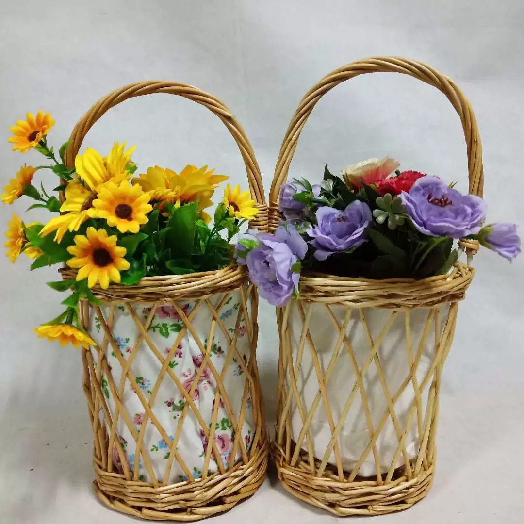 Handheld basket, woven decorations indoor, wholesale