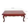 Right angle red coffee table