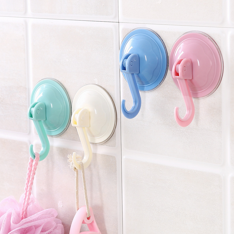 Super strong suction cup hook non-perforated Bathroom Kitchen seamless wall hook hook wall-mounted reusable