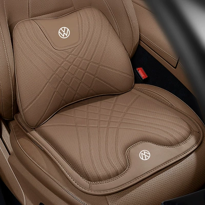 Cushion Car Supplies Modification Decoration | Waist support - copper-card-brown-seat-cushion-lumbar-support
