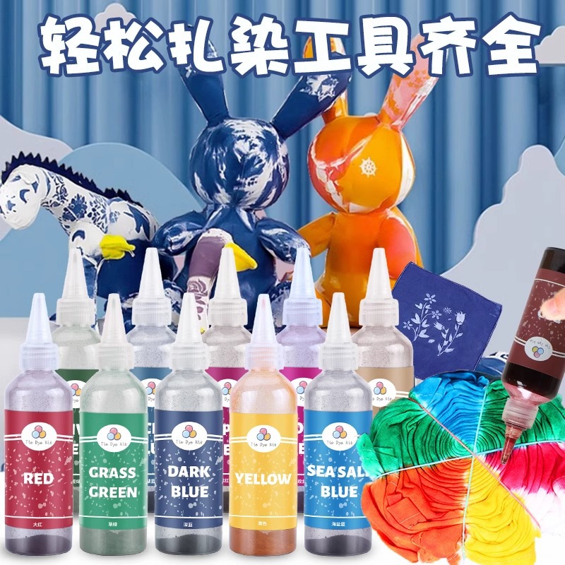 Juego de pigmentos de teñido anudado al por mayor de fábrica