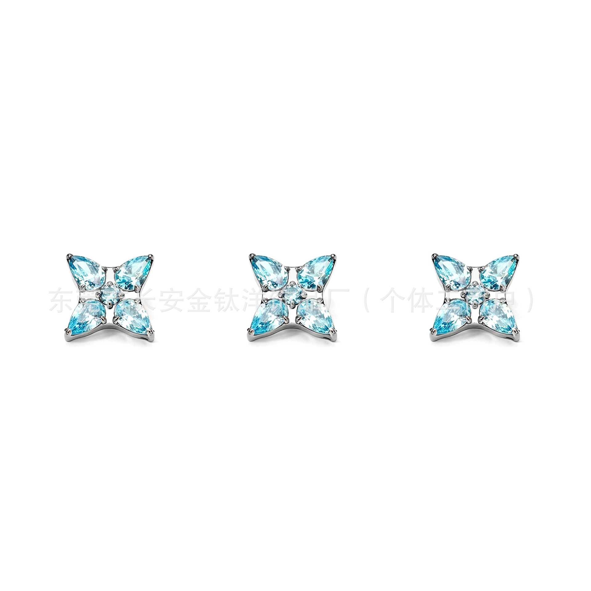 Pointed titanium steel lip stud product view