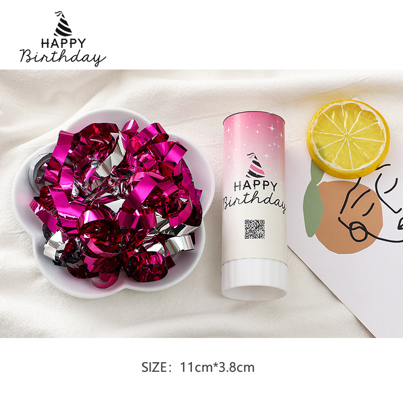 Cumpleaños saludo giro de la mano pequeños fuegos artificiales cinta fuegos artificiales de mano pequeños fuegos artificiales fiesta de cumpleaños Día del Maestro tubo de fuegos artificiales