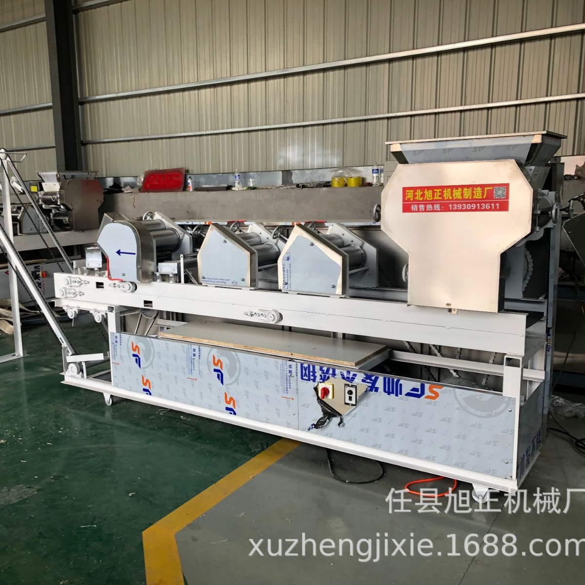 自动叠面皮一次成型面条机 商用大型面条机全自动挂面机鲜面条机