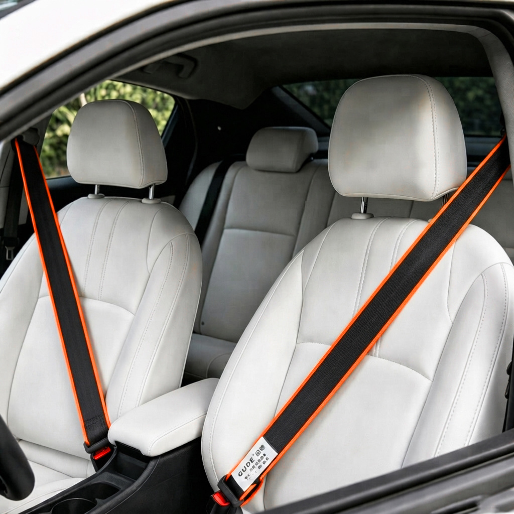 JDM universal solid color high-quality nylon seatbelts support dropshipping and wholesale, hot-selling across borders