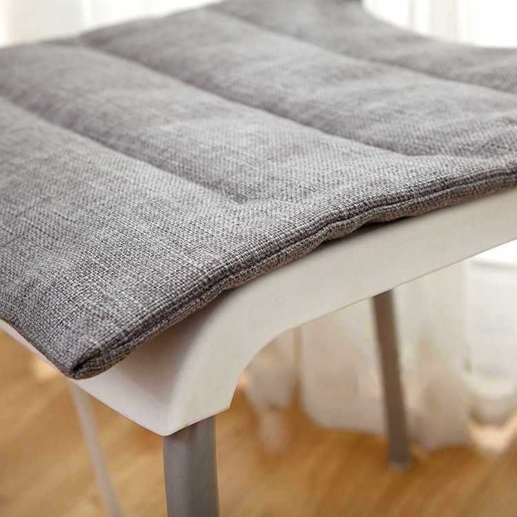 源头防滑夏季亚麻薄款坐垫办公室汽车沙发餐椅子垫学生宿舍座垫屁