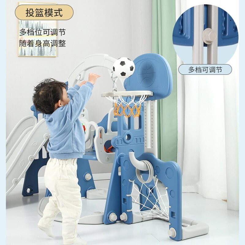 Niños en interiores y al aire libre escaleras de plástico deslizantes para niños columnas juguetes pequeños combinados para bebés