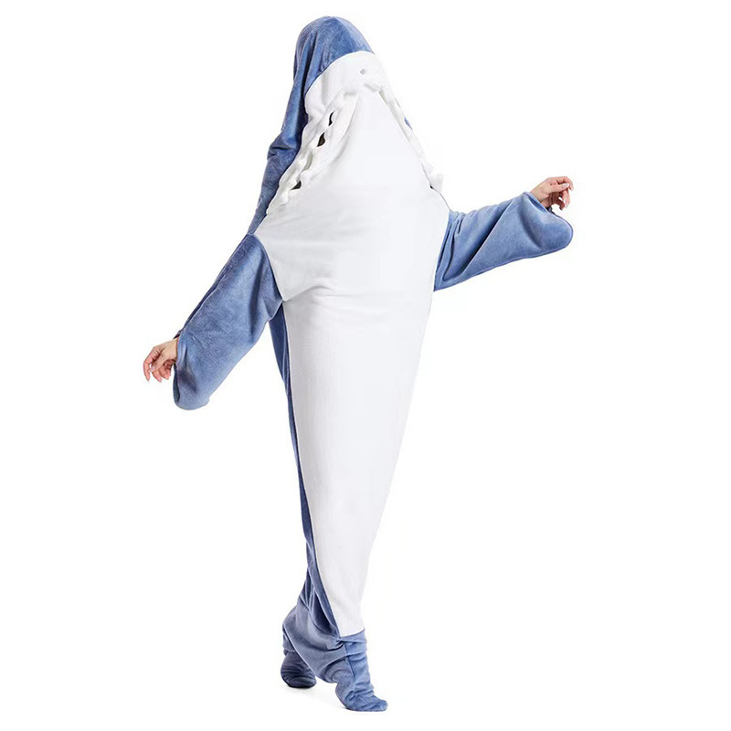 Factory Selling Shark Crossing Blanket Adult Super Soft Hoodie Sleeping Bag Nap Loose Hoodie Sleeping Bag Factory Selling Shark Crossing Blanket Adult Super Soft Hoodie Sleeping Bag Nap Loose Hoodie Sleeping Bag