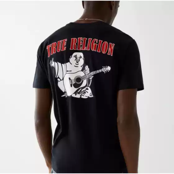 True Religion T-Shirt Graphics T-Shirt Men Cotton Graphic Cr