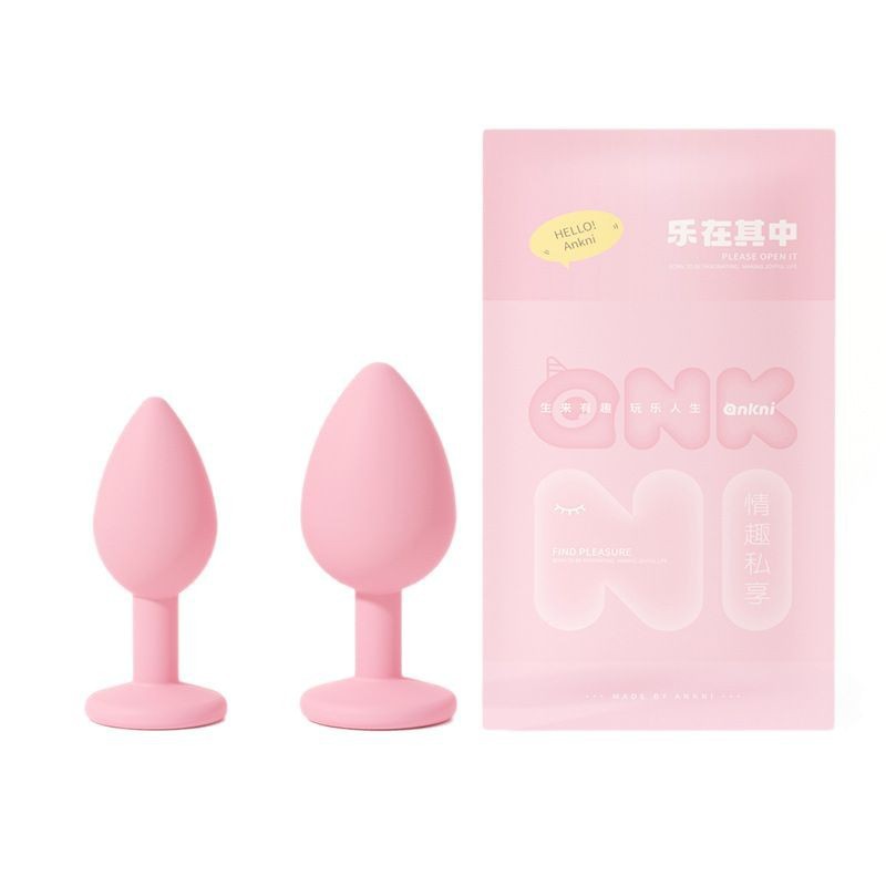 Tapón Anal con Diamante Rosa