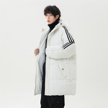 冬季棉袄男中长款厚款棉衣连帽加厚保暖防风冬天青年棉服夹克外套
