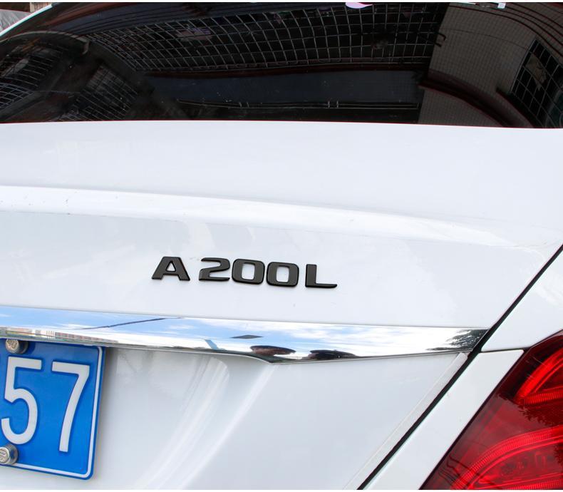 Mercedes-Benz C200L C63S E300L CLA45 AMG tail emblem, letter decals, and car stickers