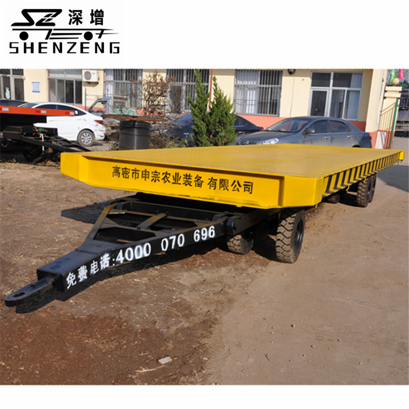 18吨平板拖车 重型工业平板拖车 工具车