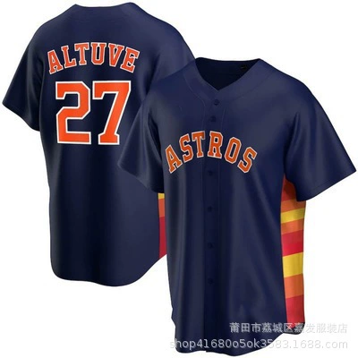 Товары оптовой торговли джерси Astros Pena Altuve Хосе Абреу Астронавт бейсбольная форма