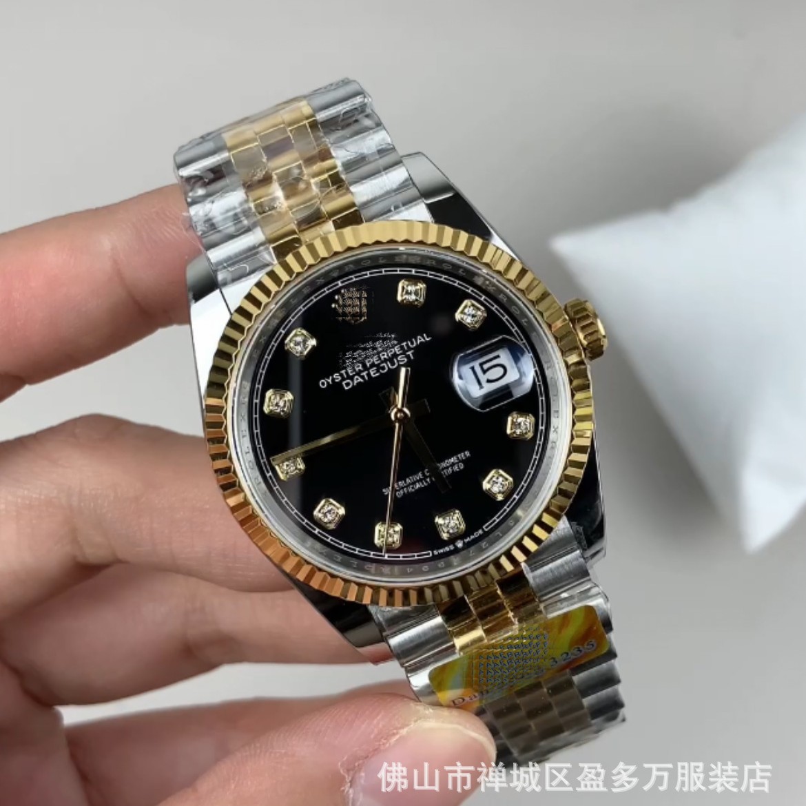 Transfronterizo C fábrica verde registro verde 41m oro 2836 / 3235 movimiento de alta versión proveedor de relojes mecánicos para hombres