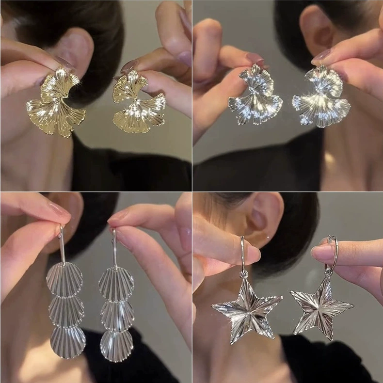 Серебряная игла, серьги, серебро 925 пробы, лёгкий люксовый стиль, высококачественный стиль