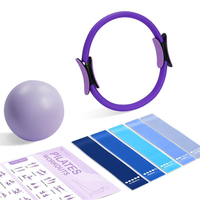 Equipo de asistencia de yoga Combinación de anillo de resistencia de la pierna Cinturón de resistencia de la cadera Pilates Bobo Bola Funda deportiva de fitness