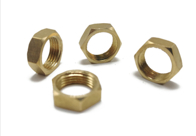 铜细牙六角螺帽小对边铜螺母M12*1牙  对边14 厚度5