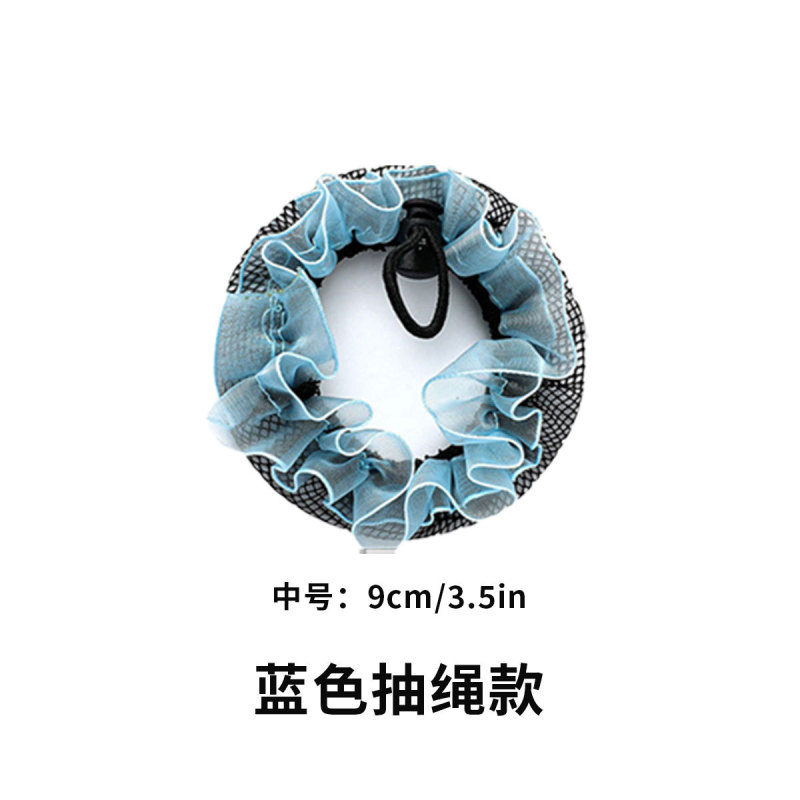 抽绳舞蹈考级发网职业空乘空姐护士盘头发网儿童盘发丸子头花发饰|undefined