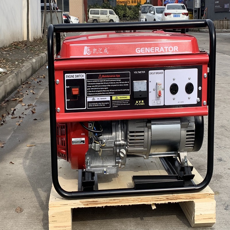 凯汇成发电机本田发动机GX390EC7000单相5KW汽油发电机组